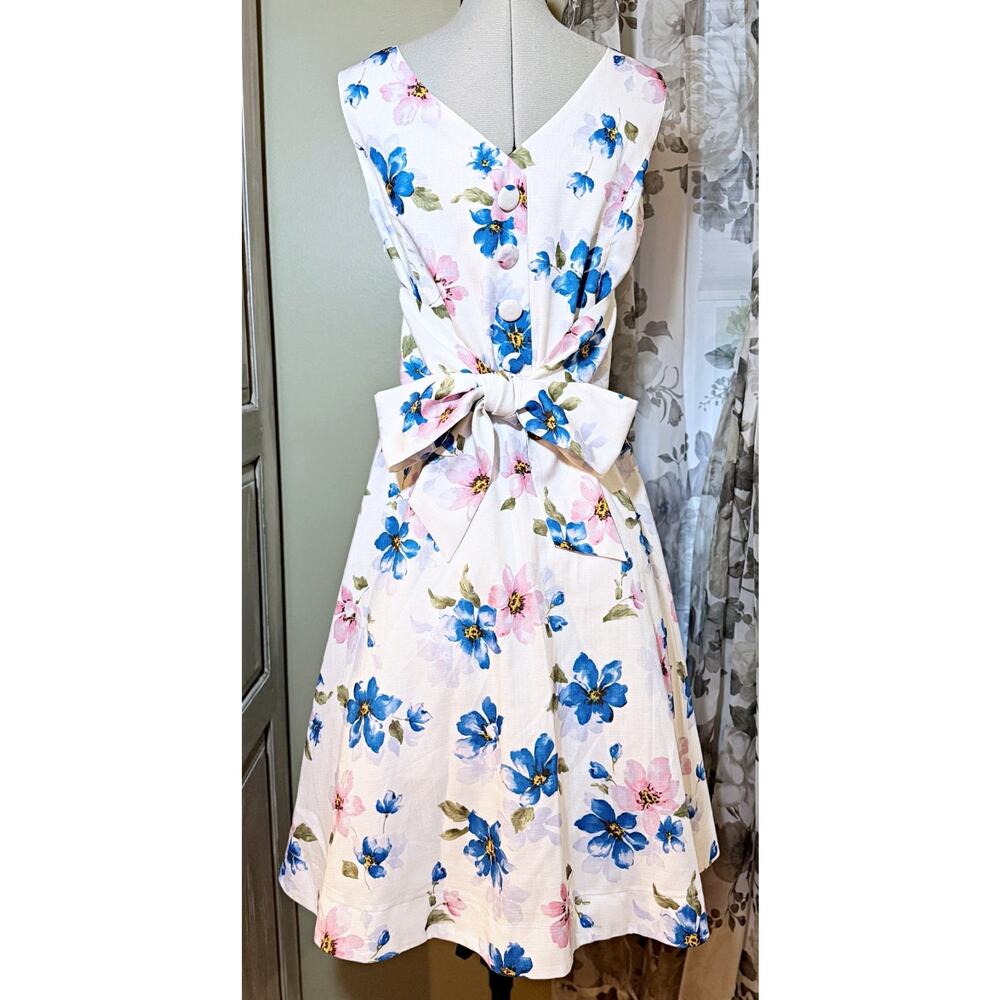 Liz Lisa Large Floral Back Ribbon OP Dress Jfashion Gyaru Himekaji Girl Japan - Picture 11 of 16